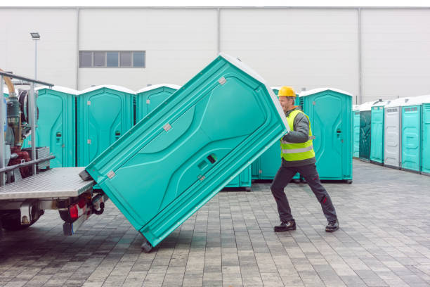 Porta potty delivery and setup in Black Forest, CO